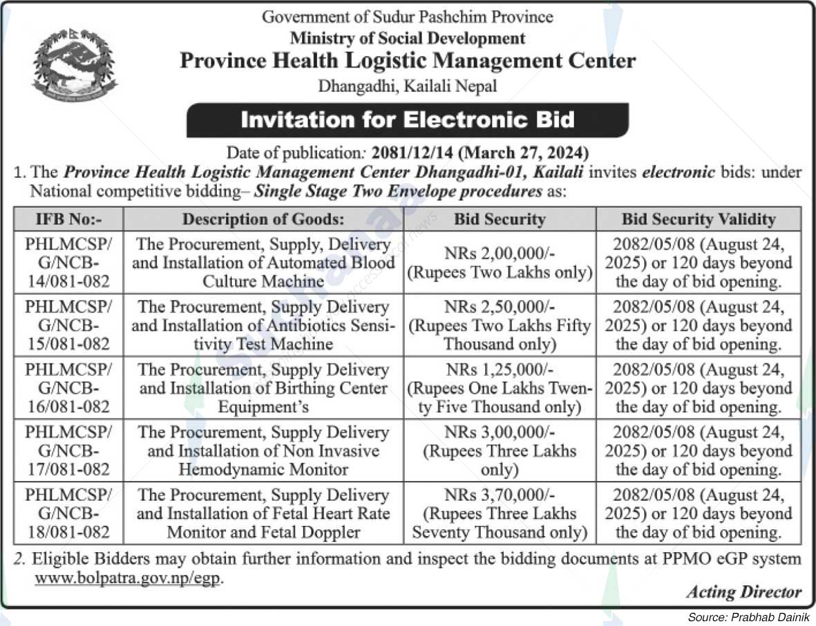 Province Health Logistic Management Center