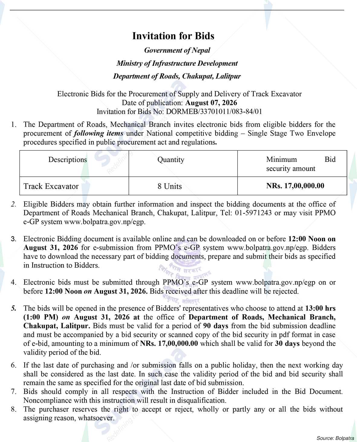 Department of Roads, Chakupat, Lalitpur