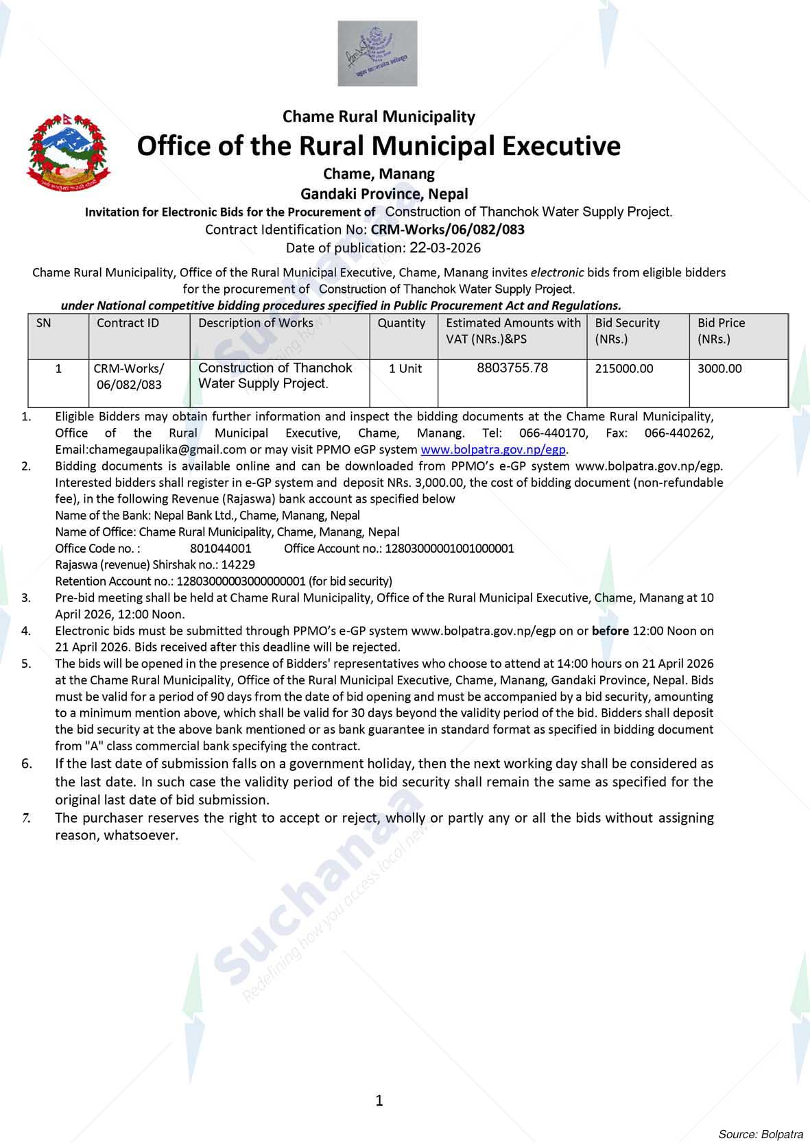 Chame Rural Municipality