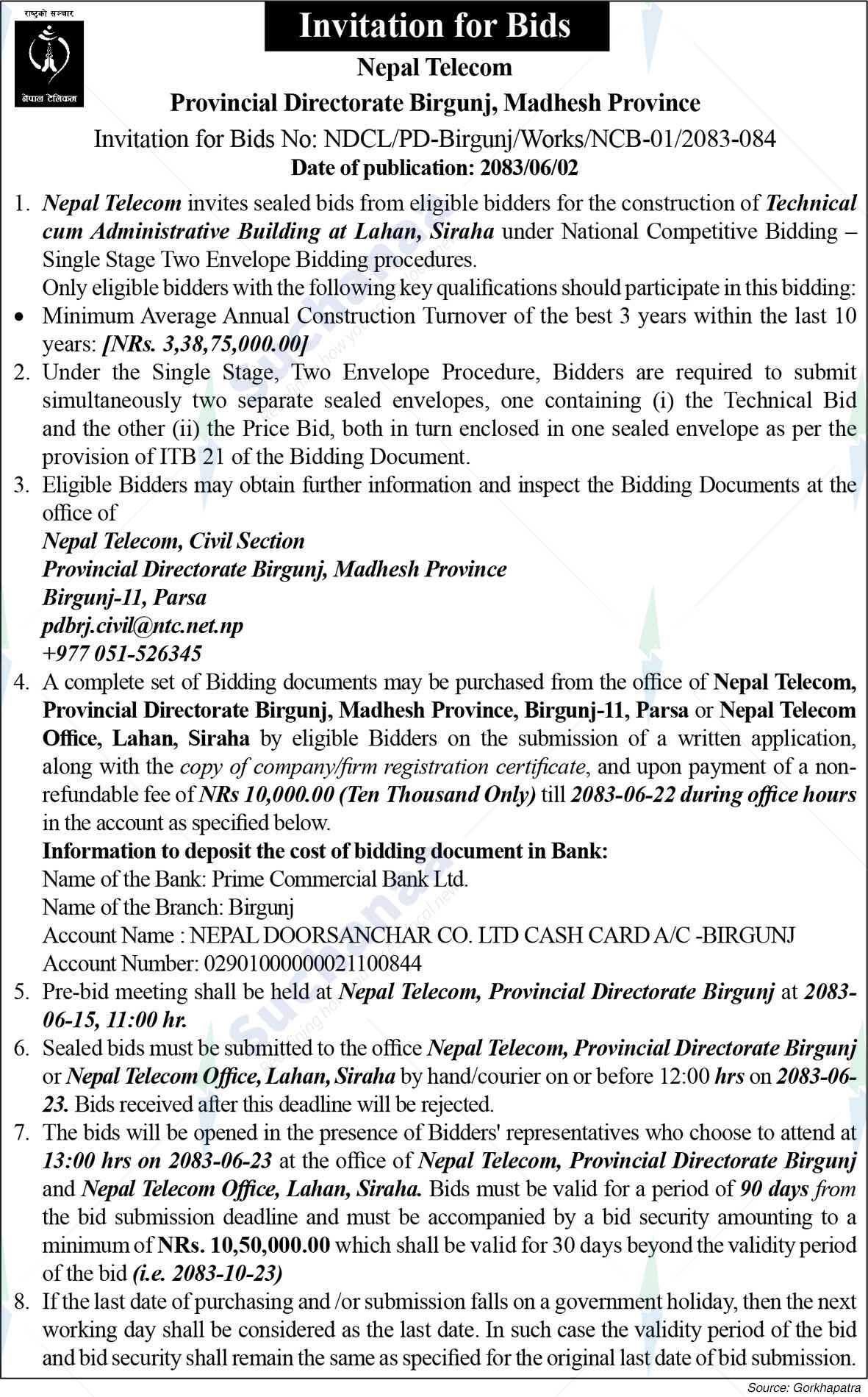 Nepal Doorsanchar Company Limited (NTC)
