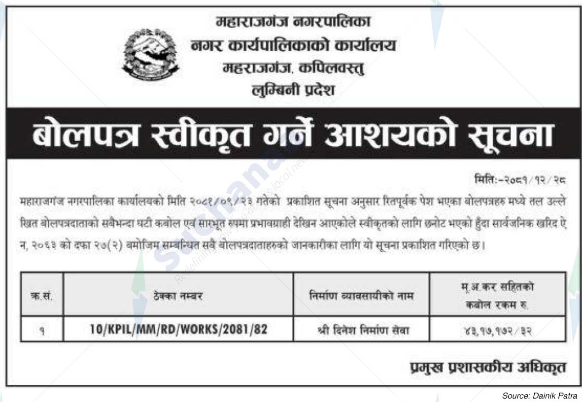 Maharajgunj Municipality