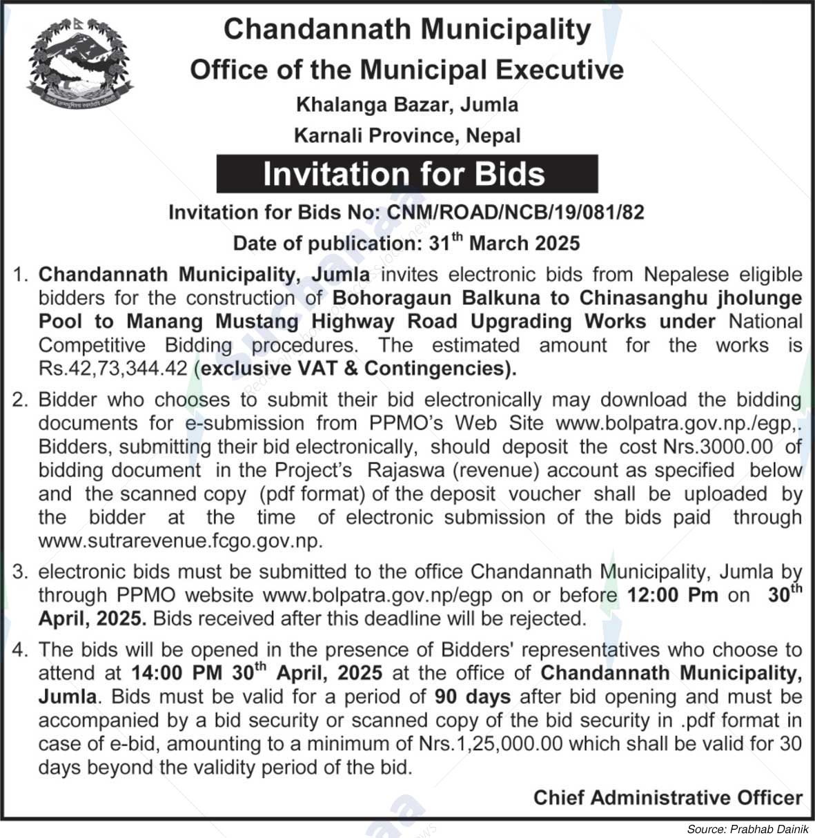 Chandannath Municipality