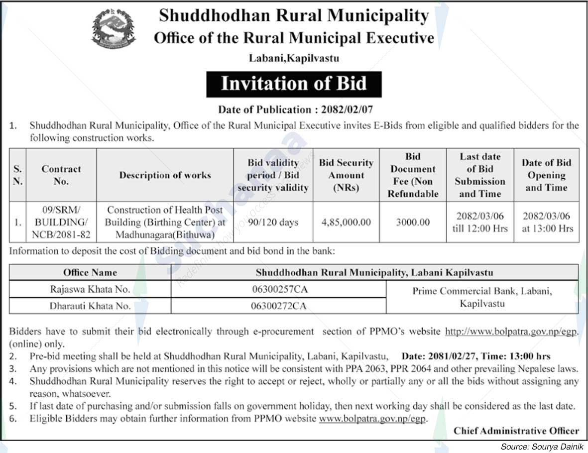 Shuddhodhan Rural Municipality