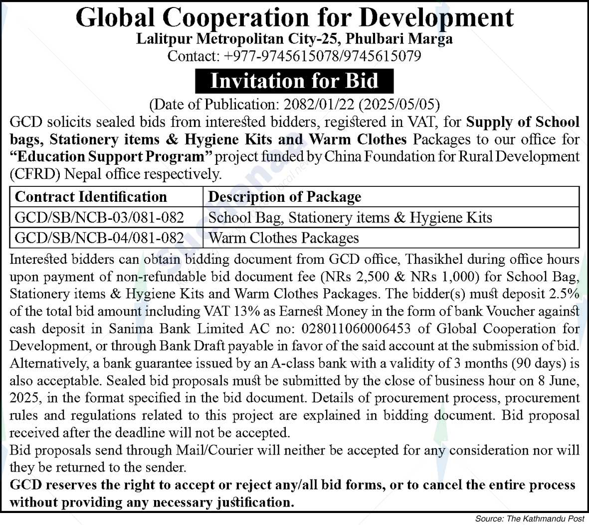 Global Cooperation for Development