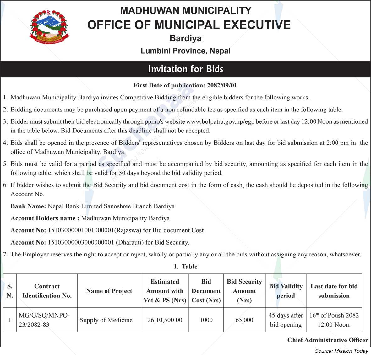 Madhuwan Municipality
