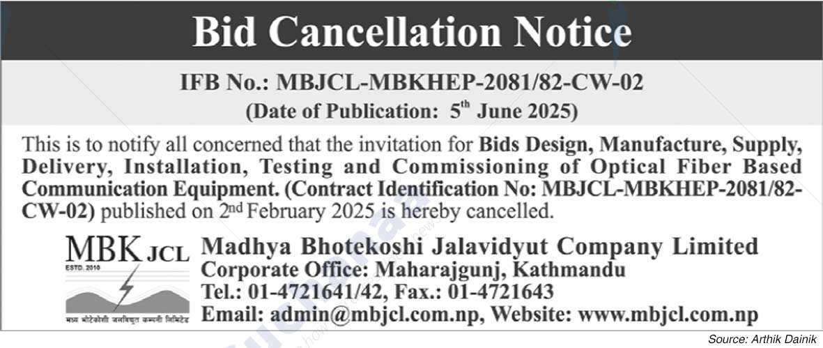 Madhya Bhotekoshi Jalavidyut Company Limited