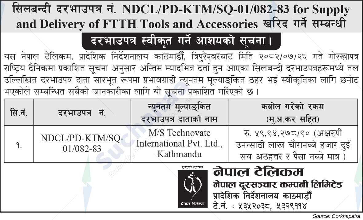Nepal Doorsanchar Company Limited (NTC)
