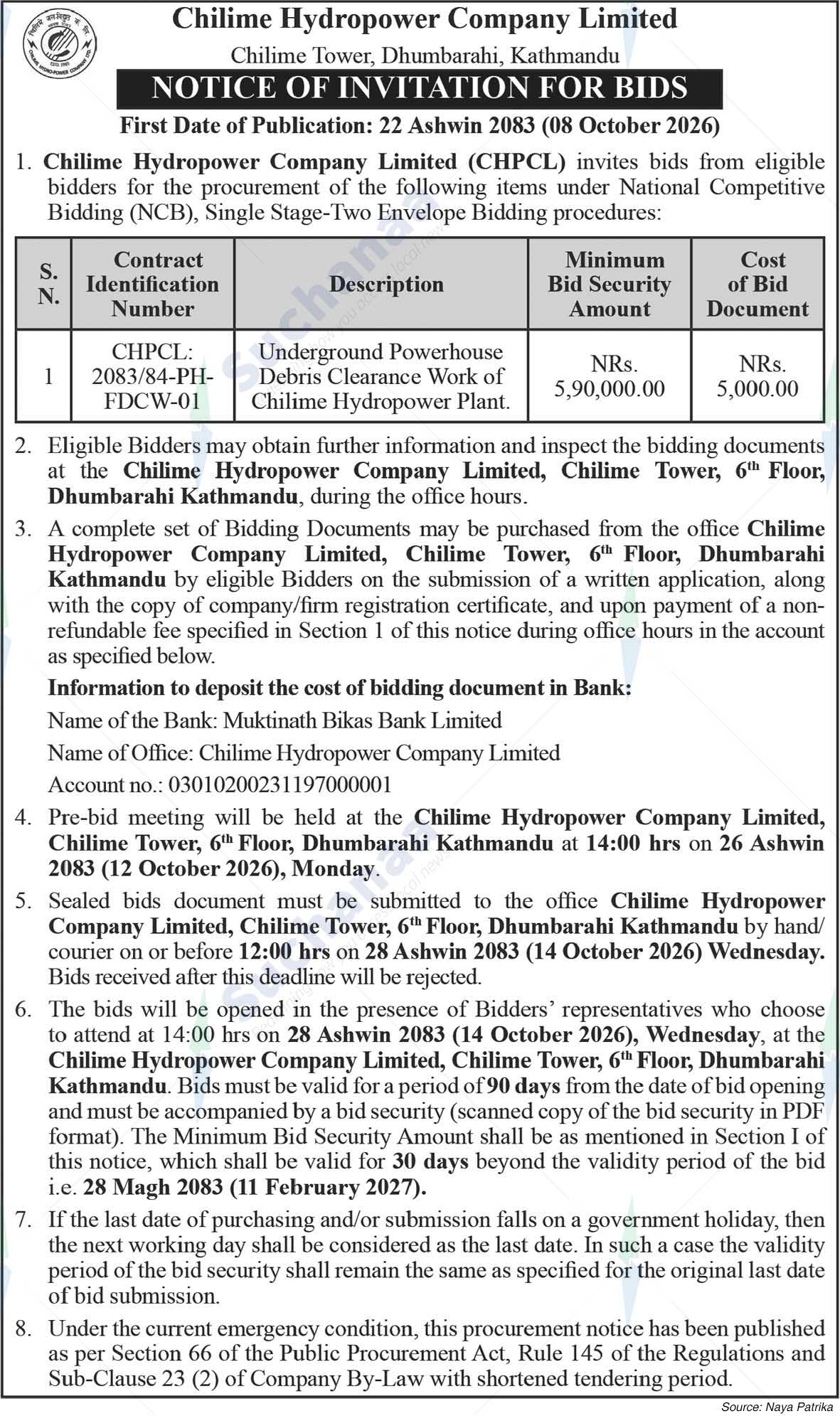 Chilime Hydropower Company Limited