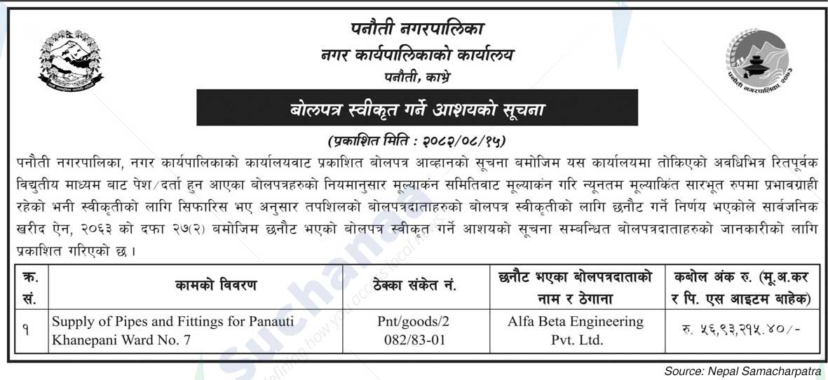 Panauti Municipality