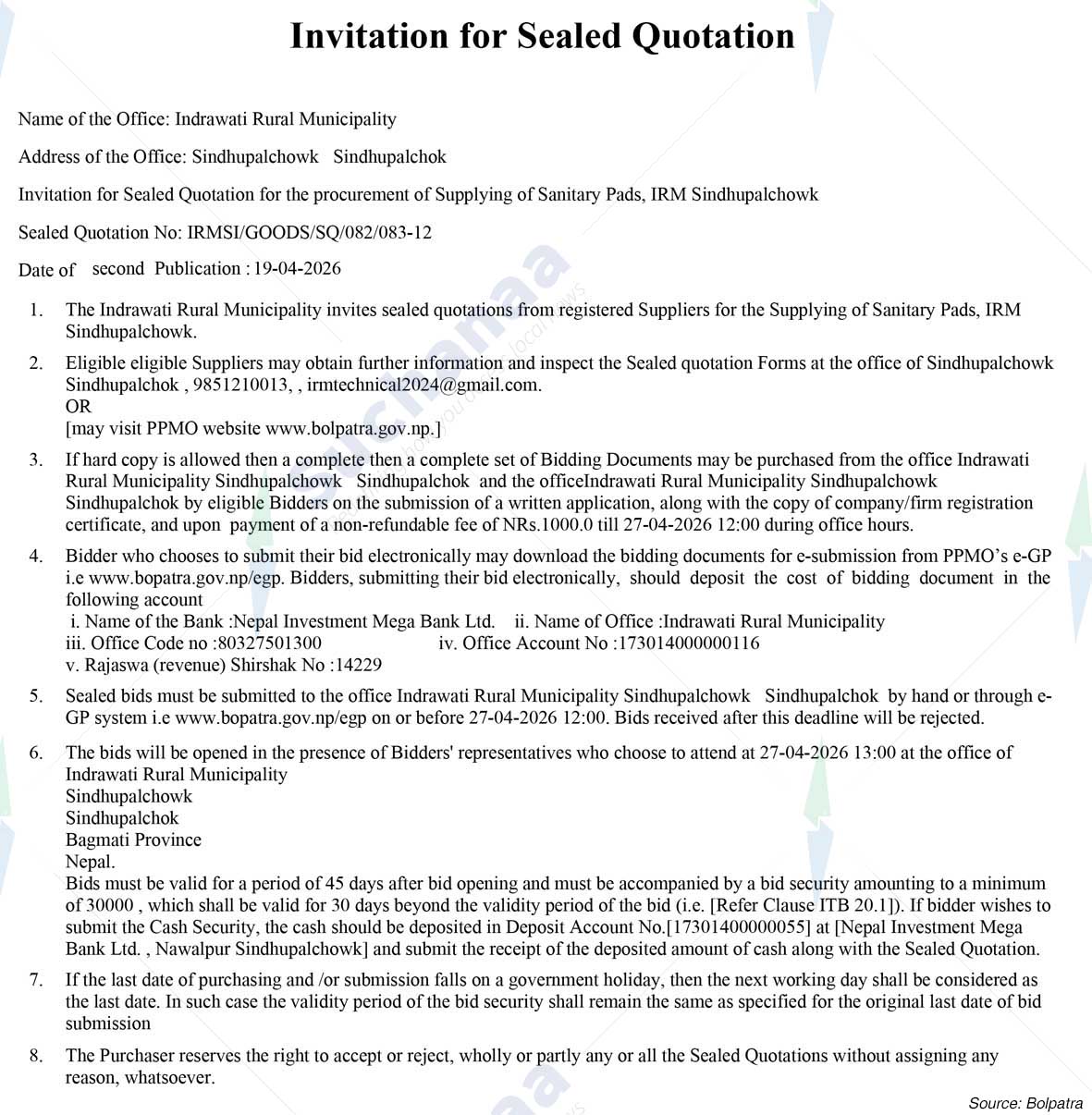 Indrawati Rural Municipality