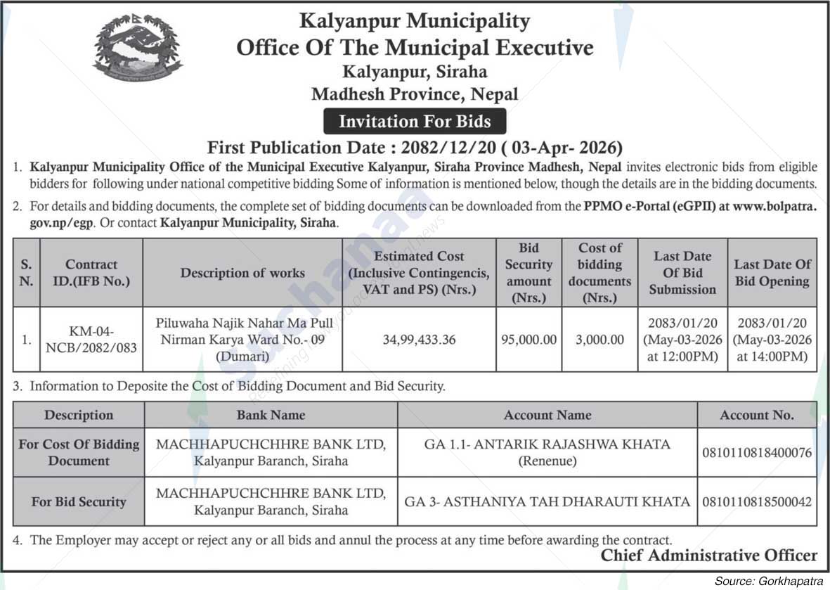 Kalyanpur Municipality