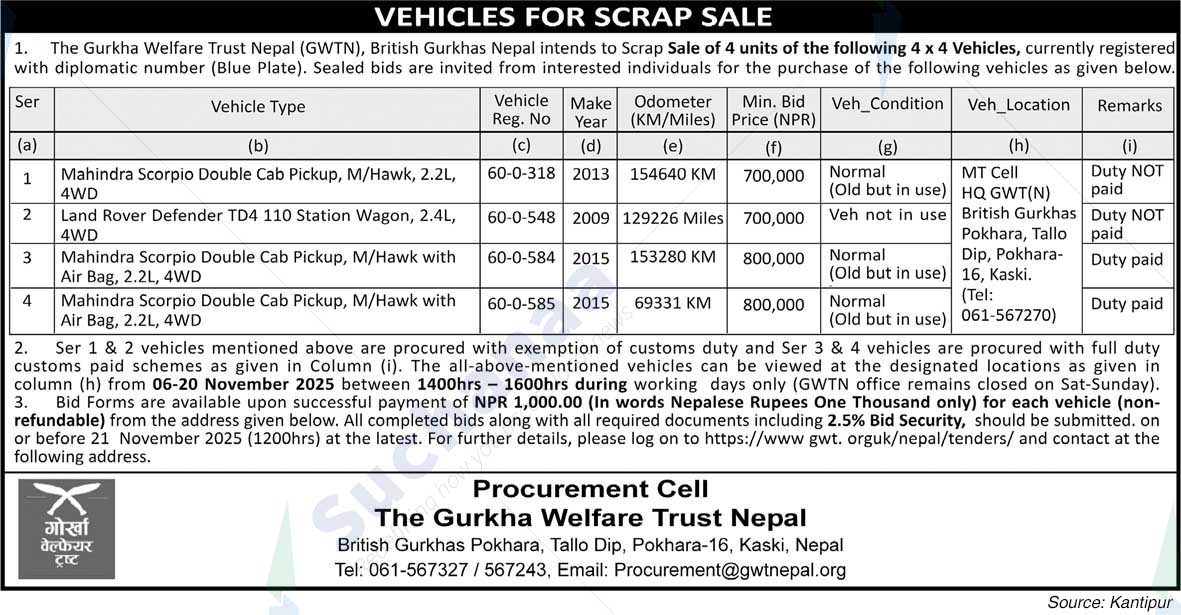 The Gurkha Welfare Trust Nepal, Pokhara