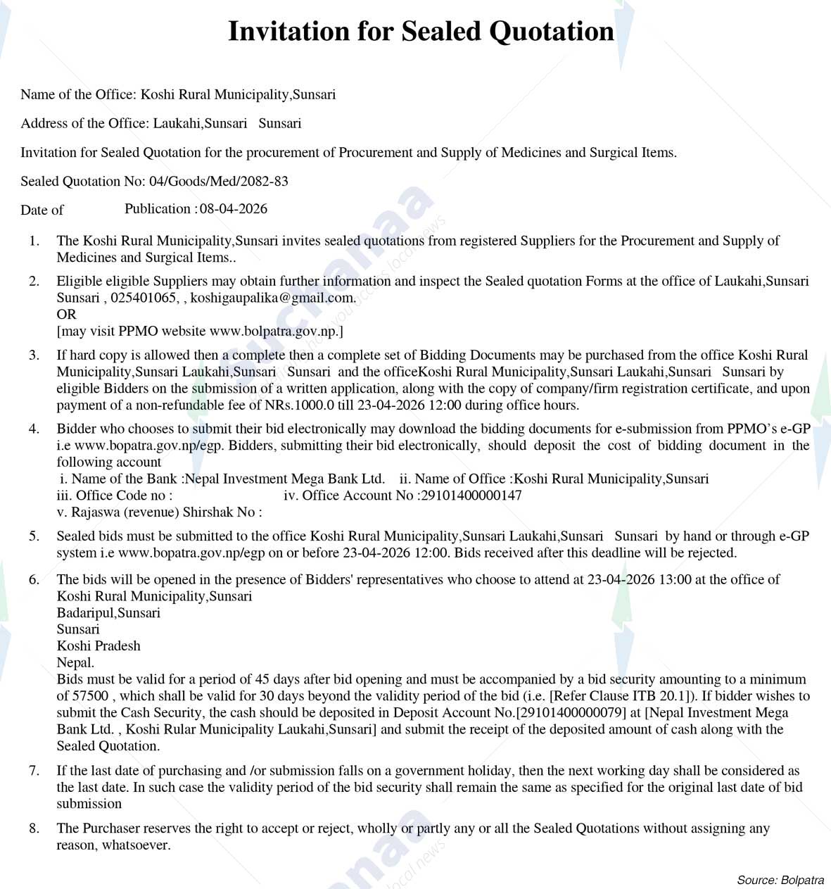 Koshi Rural Municipality