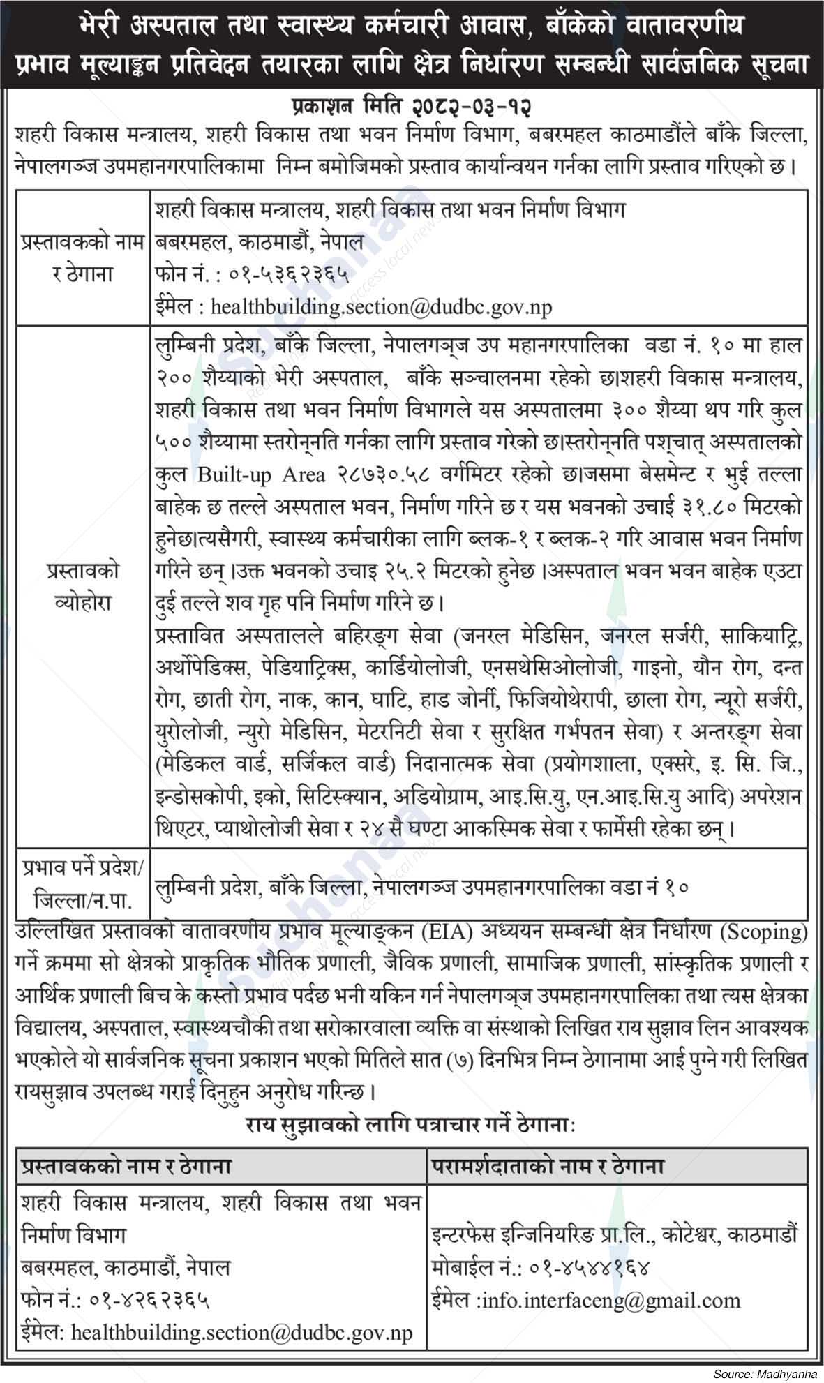 Ministry of Urban Development