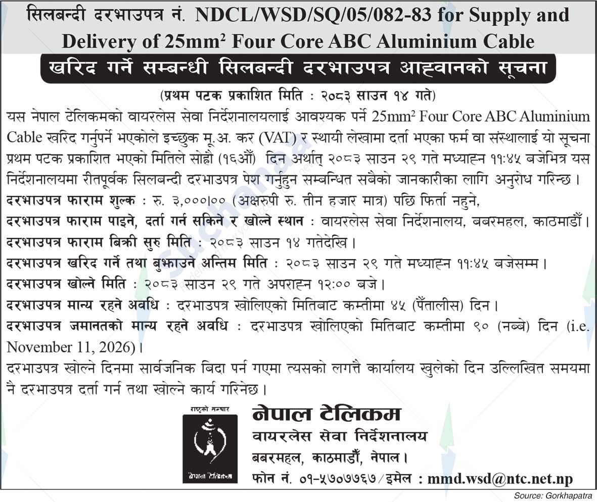 Nepal Doorsanchar Company Limited (NTC)