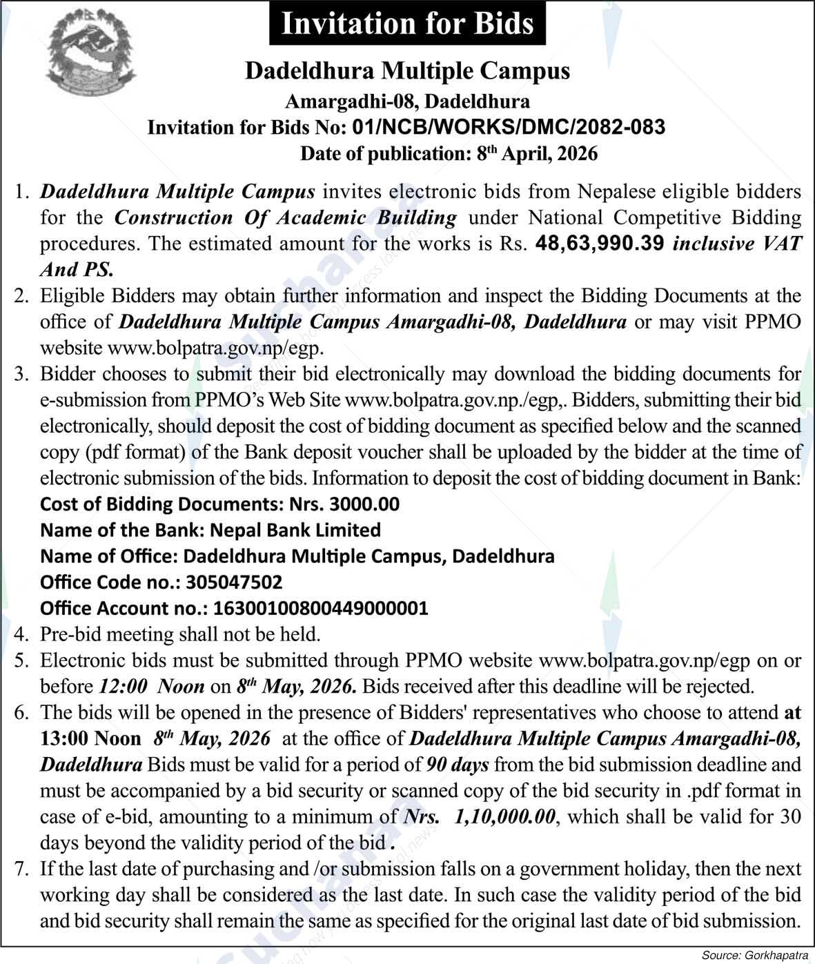 Dadeldhura Multiple Campus