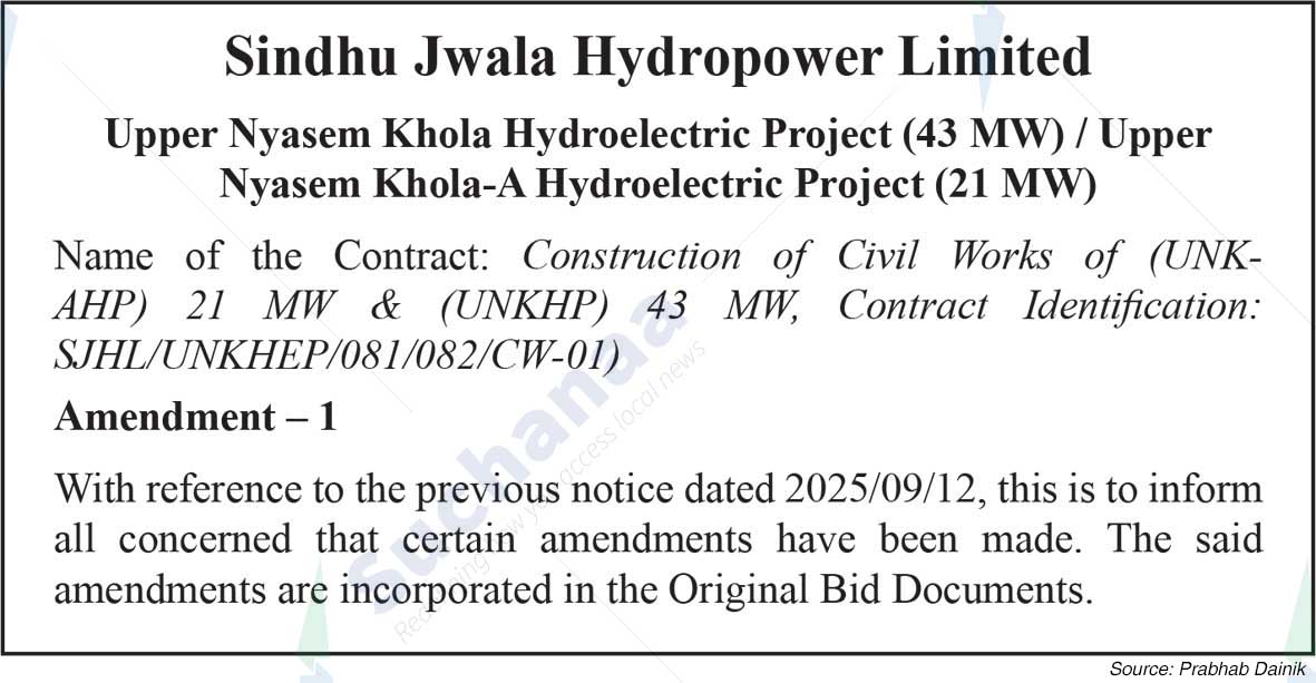 Sindhu Jwala Hydropower Limited