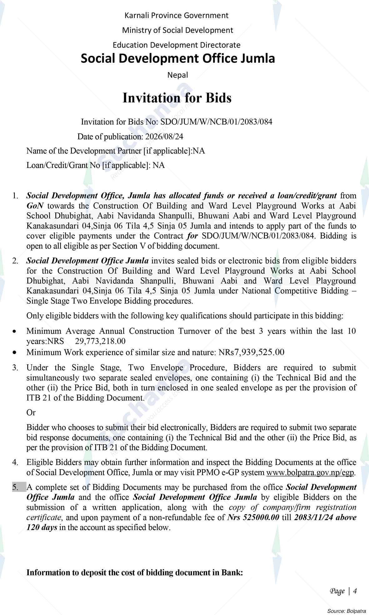 Social Development Office, Jumla