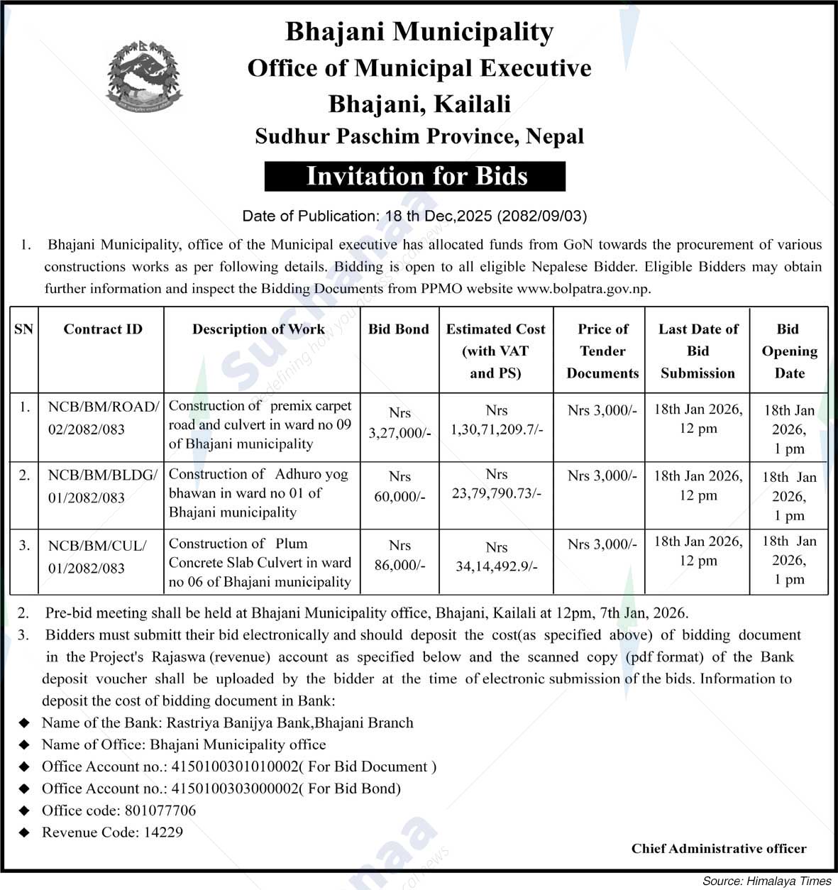 Bhajani Municipality